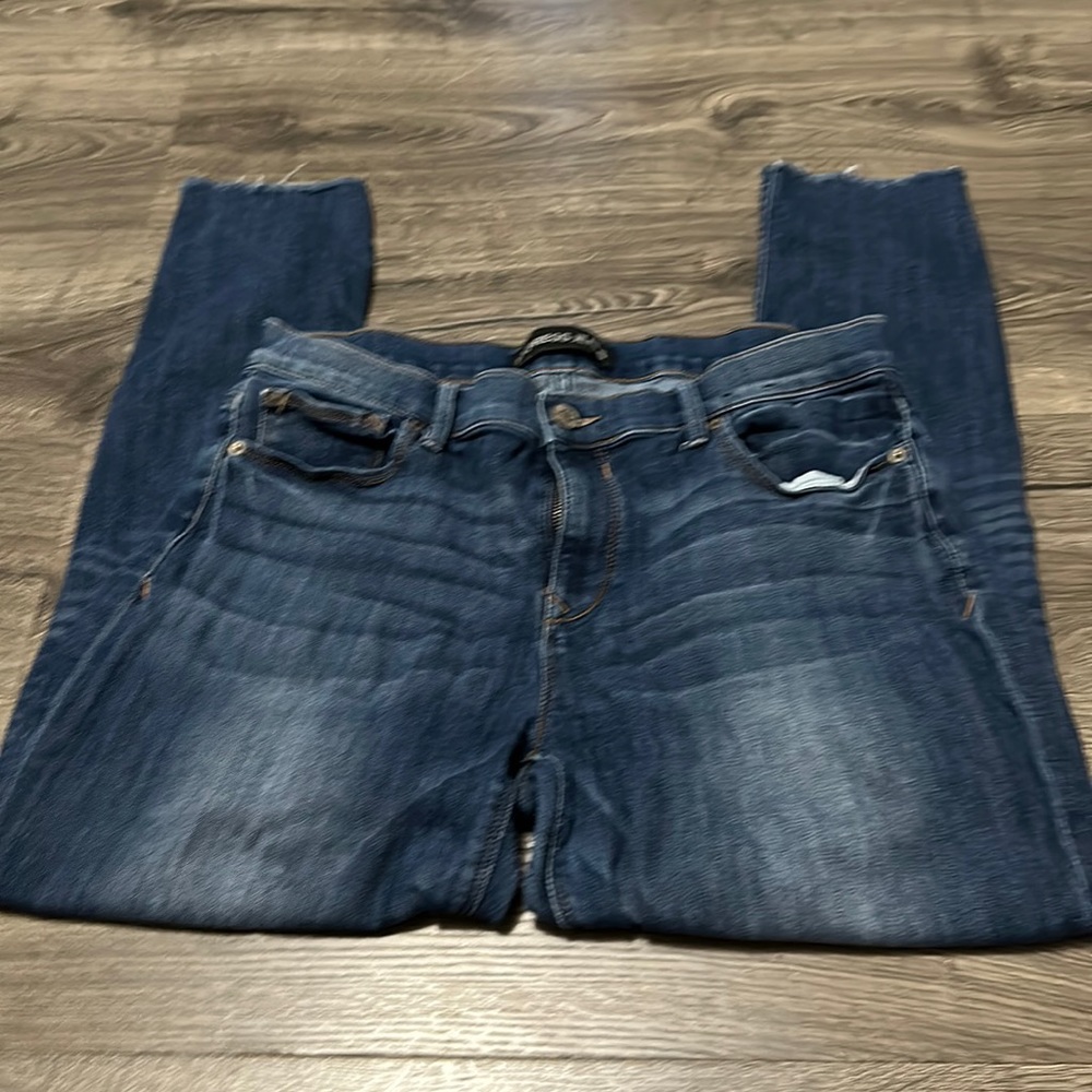 Express frayed ankle Jean leggings